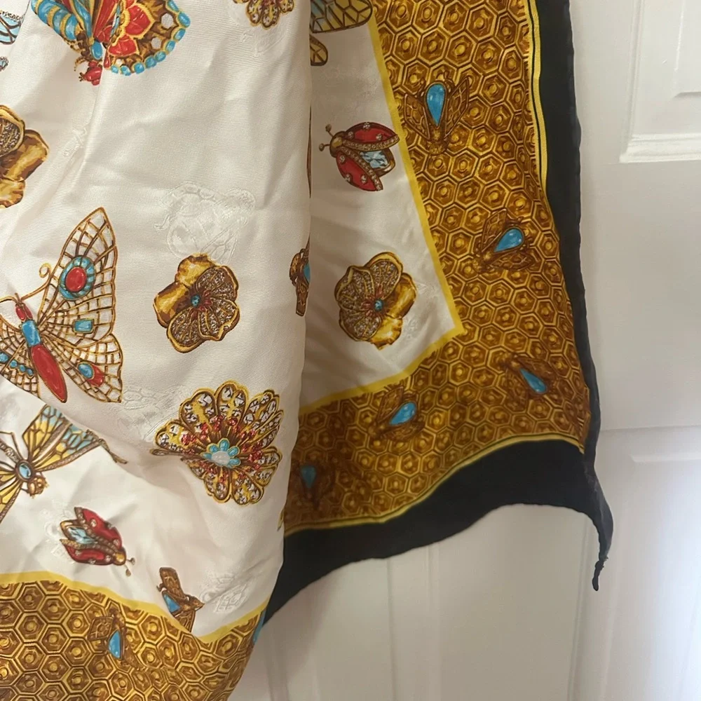 Christian Dior Butterfly/Fire Fly Scarf